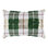 Holiday Plaid Cotton Throw Pillow