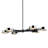 Sandiso 6 - Light Dimmable Sputnik Modern Linear Chandelier-772085509