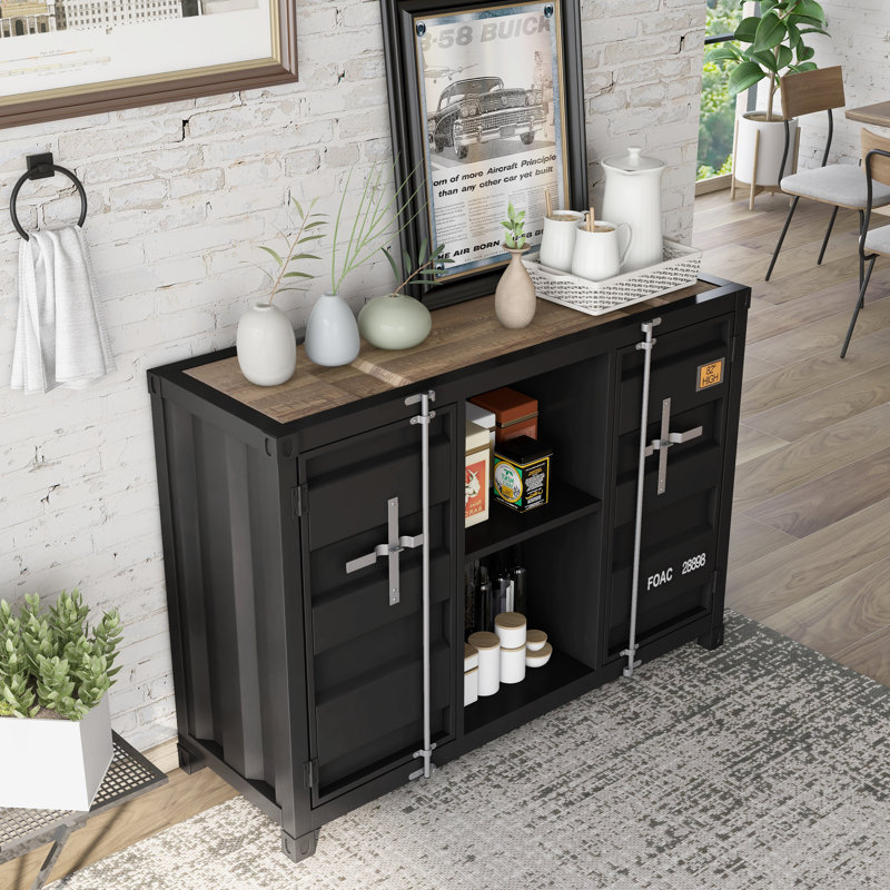 Console 46,25 po Shant, Sable, noir