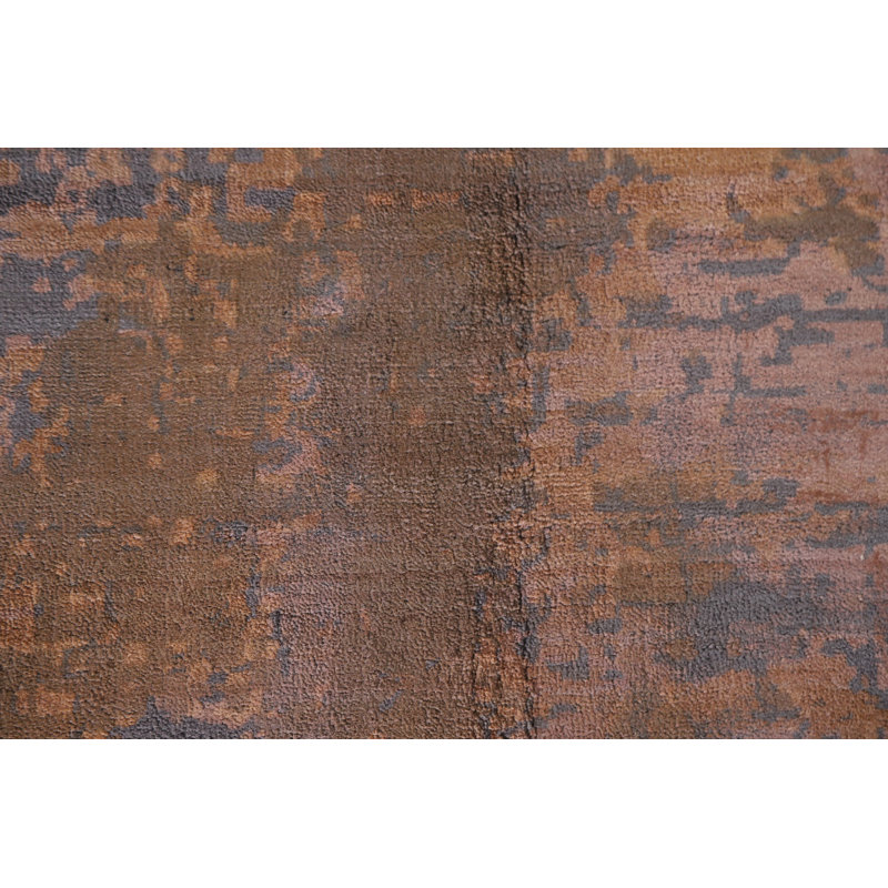 Tapis oriental moderne et abstrait 5 x 8