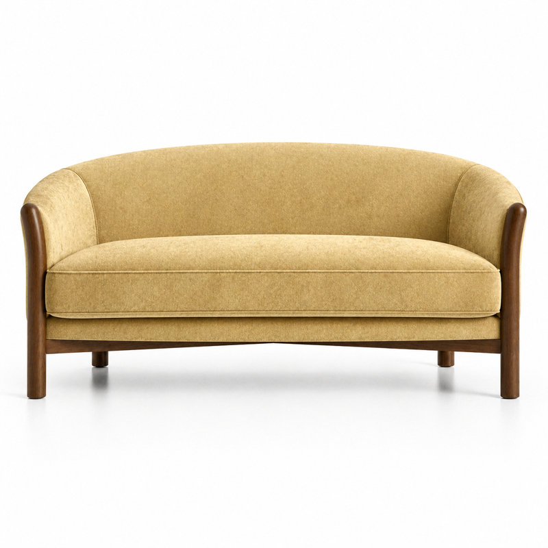 Shiny Solid Velvet | Gian Fabric, Gold