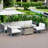 Kamyla Wicker 6 - Person Modular Patio Conversation Sets with Cushions-1269052190