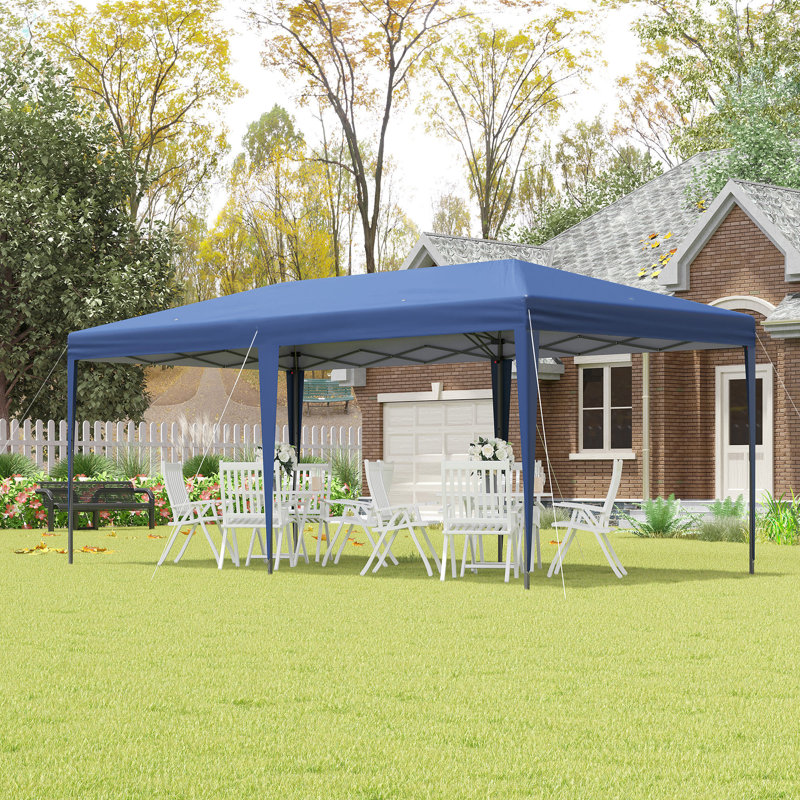 Tentes robustes pour les fêtes, abri de soleil extérieur pour abri de soleil, Bleu