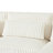 Modern U-Shaped Couch In Beige Corduroy With Square Legs Comfortable Upholstered