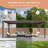 Solar LED Aluminum Pergola with Hand Crank Louver-108218757