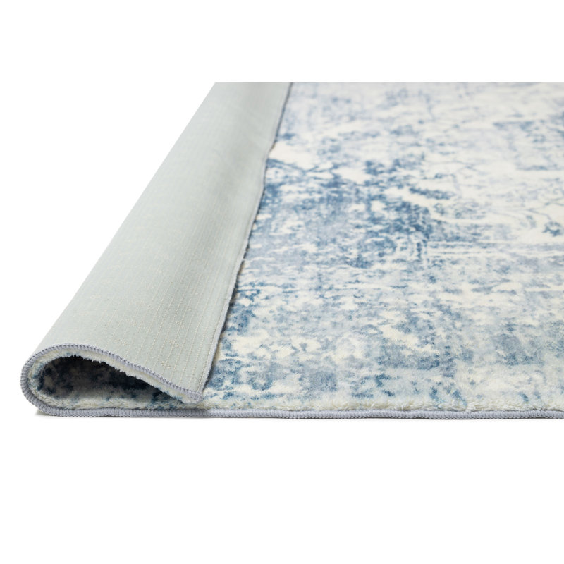 Jodon Washable Oriental Indoor Rug, Rectangle 6' x 9'