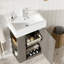 Meuble-lavabo de 21,6 po avec lavabo en céramique-354978709