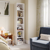 Narielle 11.8"W Narrow Bookcase