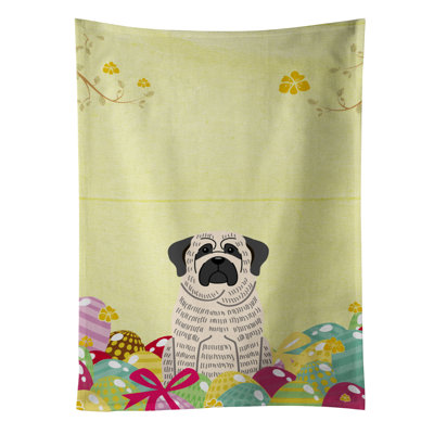 Chiffons rectangulaire bringé de pâques œufs