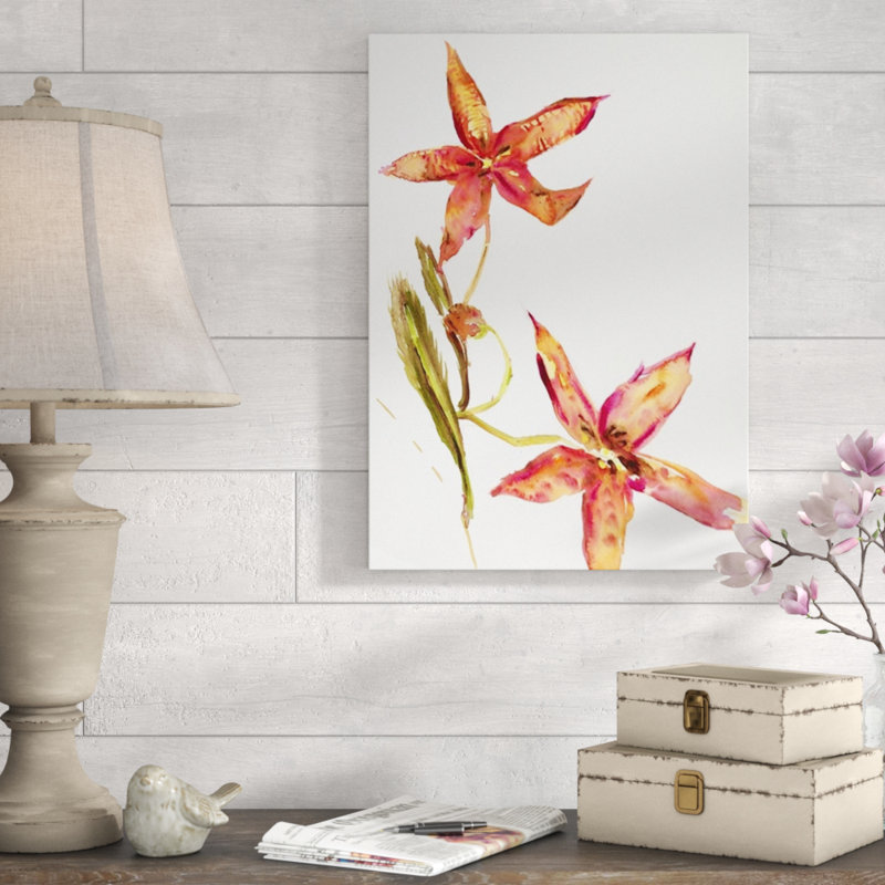 Bloom X - peinture sur toile tendue, H 42 po x l 30 po, Extérieur