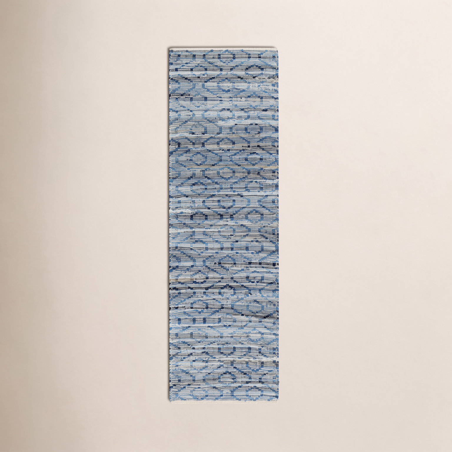 Denyer Hand-Woven Geometric Rug, Runner 2'6" x 8'