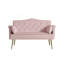 Canapé 2 places rose-499661422