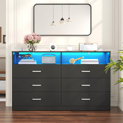 47.24 " W 6 - Drawer Dresser
