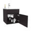 Meuble-lavabo flottant de 18 po avec une armoire et deux tablettes Primavera-1867488870