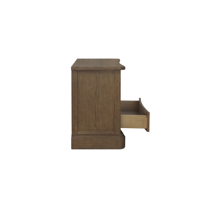 Clarence 3 - Drawer Nightstand, Dark Brown
