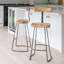 Alvada Counter Stool with Metal Frame-2106210992