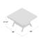Sky 48'' Glass Outdoor Chat Table-341056739