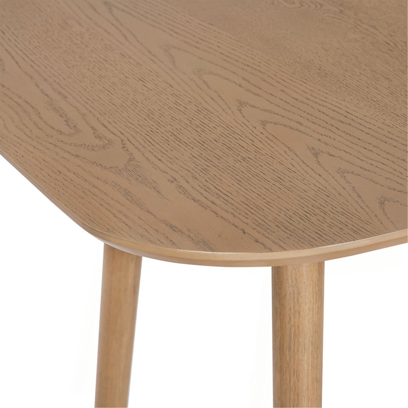Table de salle à manger moderne moderne carrée, Clair naturel