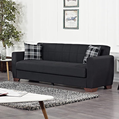 Barato Twin 84'' Upholstered Convertible Sofa
