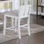 Table de salle à manger 3 pièces à petit comptoir avec tablettes et 2 chaises-1741507537-1741507538