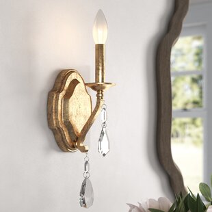 Lucas McKearn Julia Gold 1-Light Wall Sconce