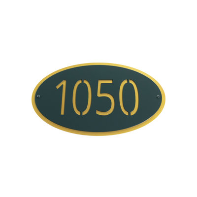 Plaque d'adresse sur 2 lignes
