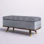 Banc de rangement à couvercle rabattable Nannie-652670590