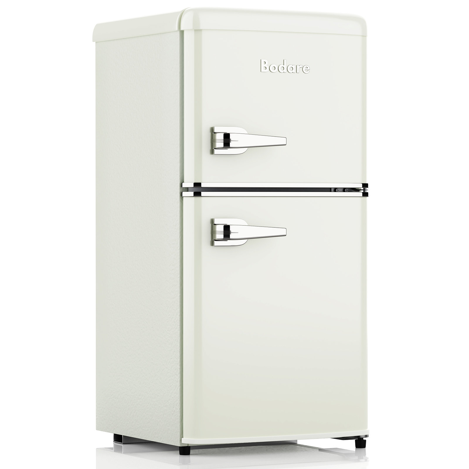 Bodare 3.2 Cubic Feet Freestanding Mini Fridge with Freezer & Reviews