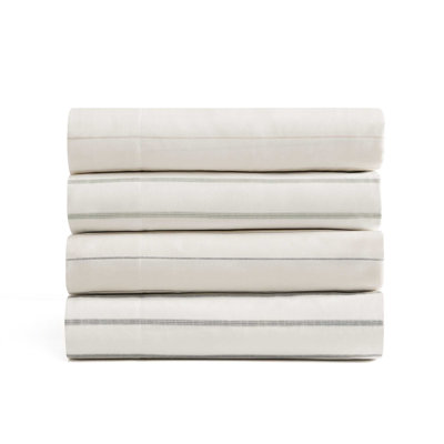 100% Cotton Standard Striped Sheet Set