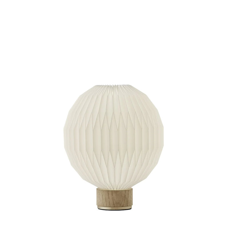 Model 375 Paper Table Lamp, 9.8" H x 8.6" W x 8.6" D