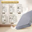 Matelas hybride moyen en mousse viscoélastique gélifiée à ressorts ensachés-1129394948-1129394953
