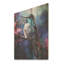 Fée colibri néotropicale bleue I - impression de colibri sur bois-647957078
