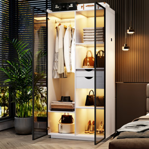 https://assets.wfcdn.com/im/98392945/resize-h300-w300%5Ecompr-r85/2577/257797889/2-Door+Wardrobe+Armoire+with+LED+Lights.jpg