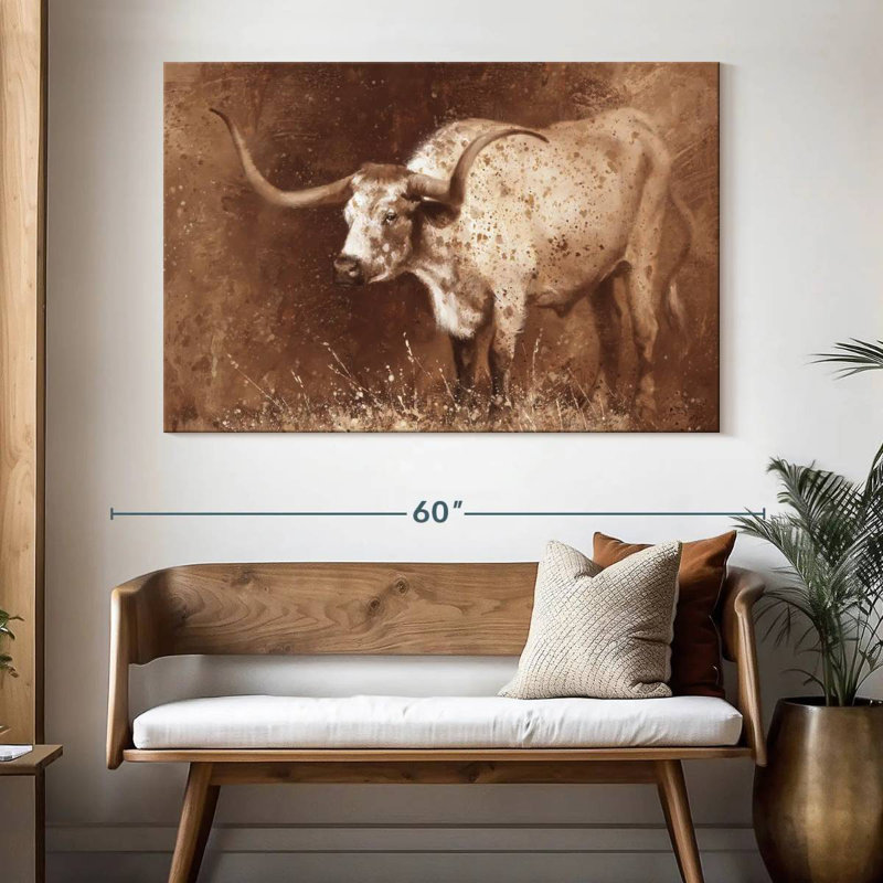 Brampt Sienna Speculation, 34" H x 51" W