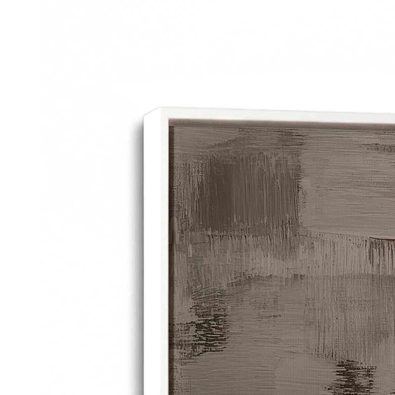 «Echoes of Shadow», ensemble de 2 impressions, Cadre flottant blanc opaque, 12 po x 12 po