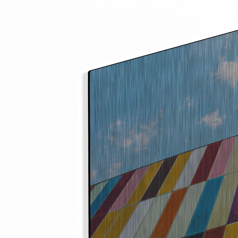 «Glass Rainbow», art mural en métal, H 24 po x l 36 po