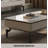 Rectangular stone storage coffee table-110976660