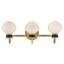 Luminaire pour salle de bain à 3 lumières avec verre opale Lucy-473489192