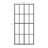 34x72 Shower Door, Black Painted Frame, Tempered Glass Panel 34"x72 Panel, Black, Glass, Assembly Kit