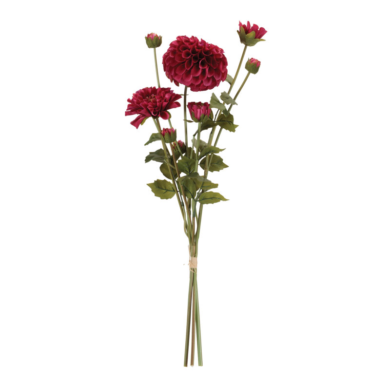 Ensemble de fleurs Zinnia (ensemble de 2), Mauve, vert
