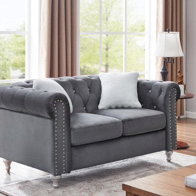Elegant Beige Loveseat With Modern Touch, Durable construction