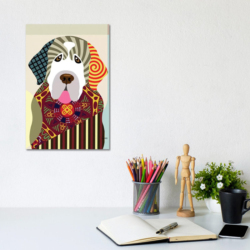 Clumber Spaniel by Lanre Studio - Wrapped Canvas Gallery-Wrapped Canvas Giclée, 20.32 cm H x 30.48 cm W