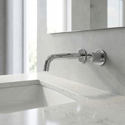 Alessandra 1 Handle Wall Mount Bathroom Faucet