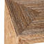 Console tissée à la main en bois d'acacia et de banane avec tables d'appoint pour le style vestibule - table de rangement étroite pour le vestibule et le vestibule dans le vestibule - 55 po, brun / brun clair