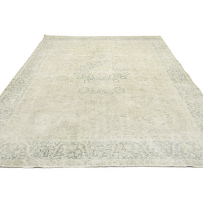 Muted Beige Traditional 8X10 Oriental Area Rug