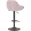 Kenery Swivel Upholstered Adjustable Height Counter Stool with Metal Frame-1523720441