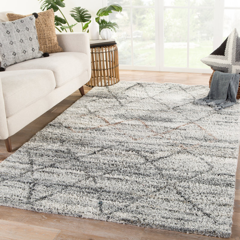 Geometric Area Rug, Rectangle 5' x 8'
