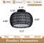 Plafonnier encastré en rotin fait à la main avec abat-jour en tissu, luminaire maison de campagne Boho pour couloir de chambre à coucher-107608707