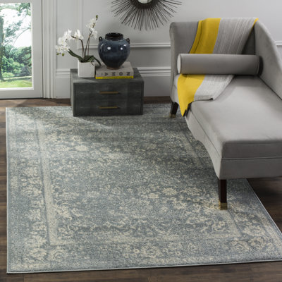 Espana Looped/Hooked Slate Rug