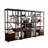 124.41"Brown walnut wood solid Chinese-style display stand